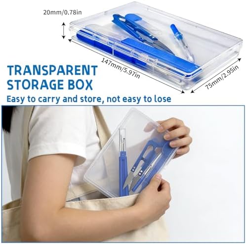 CllyCnny Seam Rippers for Sewing, 2 Big and 2 Small Stitch Remover Tools, with Automatic Needle Threaders, Thread Ripper with Thread Snips for Fabric, Quilting, Dressmaking