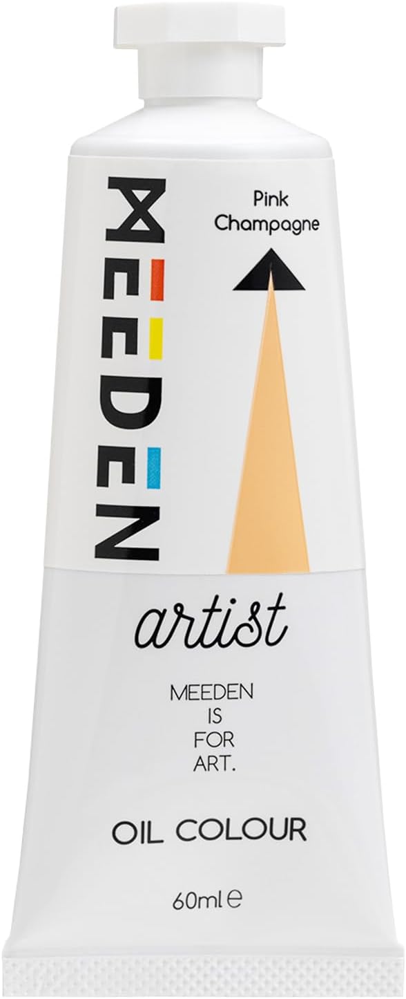 MEEDEN Artist Grade Oil Paint: Pink Champagne - 60ml/2oz Tube | Professional Art Paints and Supplies for Canvas Painting