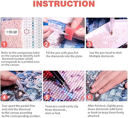 EIBEILI Diamond Painting Kits for Adults - 3 Pack Dragon Artwork DIY 5D Diamond Art Kits Full Drill Diamond Dots Paintings with Diamonds Gem Art and Crafts Home Decor 12x16inch