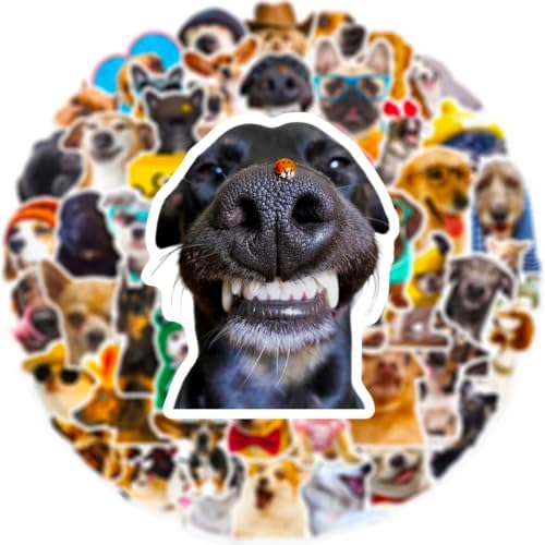 Dog Stickers, 100 Pcs Cute Dog Waterproof Stickers, Vinyl Stickers for Water Bottle, Laptop, Phone Stickers for Kids Teens Girls Adults