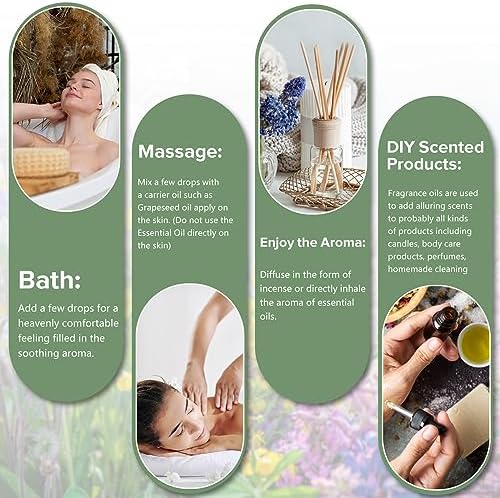 PHATOIL Essential Oil Set for Skin Care, Aromatherapy, Diffuser