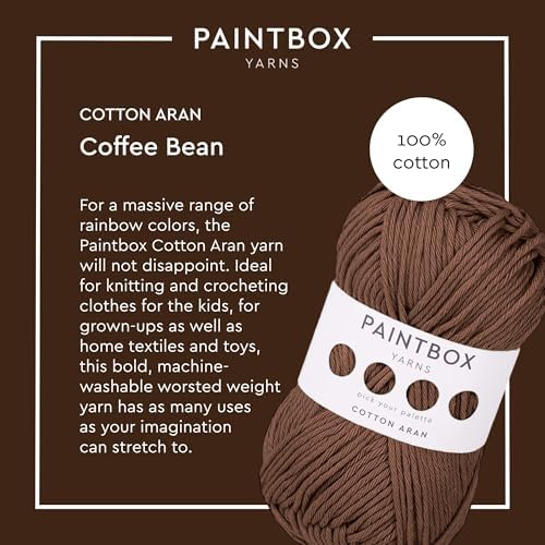 Paintbox Yarns 100% Cotton Aran Yarn 1.76oz / 50g, 93yds / 85m