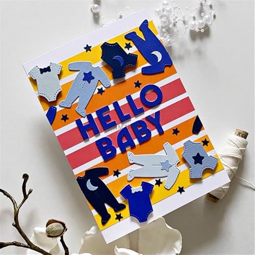 Patchwork Baby Clothes Metal Cutting Dies Sets for Card Making