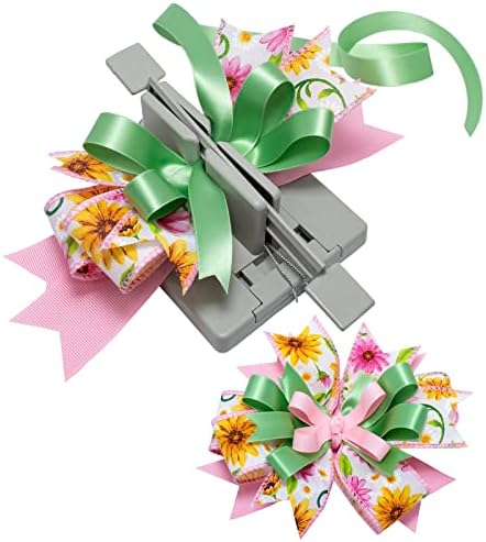 Morex Ribbon Mini Bowdabra Bow and Favor Maker, Grey