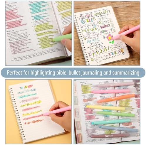 Mr. Pen- Gel Highlighters, 16 Pack Assorted Colors, No Bleed, Bible Markers