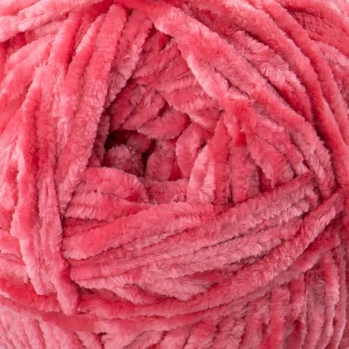 Craft County Bulky 5 Velvet Yarn – Super Soft Polyester Yarn for Blankets, Home Décor, and More!