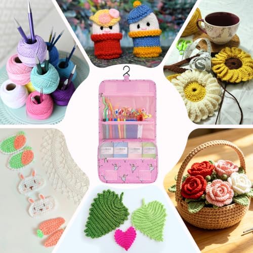 GMAK Crochet Kit for Beginners Adults, All in One Crochet Set Include Yarns