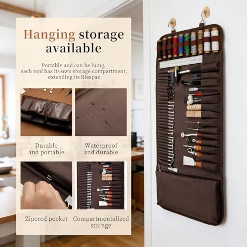 SHWAKK Leather Working Tools, All in One Leather Tooling Kit