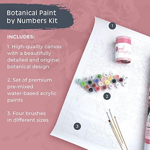 Pink Picasso Paint by Number Kit, for Adults & Teens,16x20, Pick Me Up