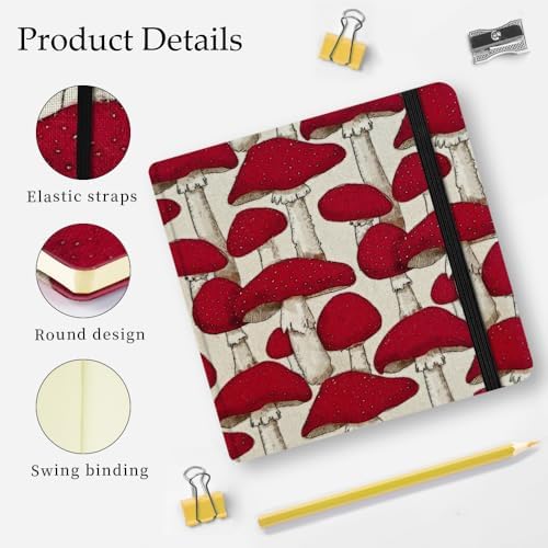 5x5 Sketchbook,Pocket Hardcover Notebooks,Sketch Books for Drawing Writing
