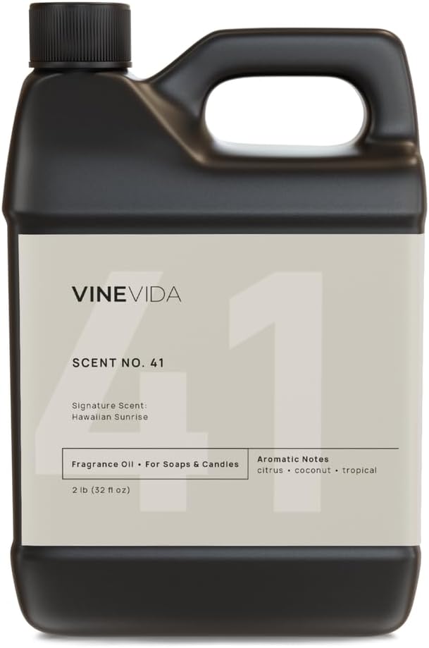 VINEVIDA [32oz] Hawaiian Sunrise Fragrance Oil for Candle Making and Soap Making - Premium Candle Scents for Soy Candles