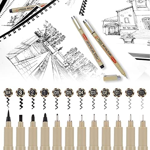 GETHPEN Micro Fineliner Set, Waterproof Archival Ink Fine Line Drawing Pens