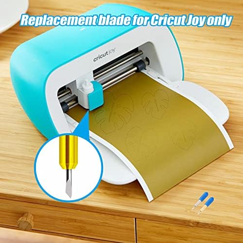 2 Pack Replacement Cutting Blades for Cricut Joy/2/Xtra, Vinyl Fabric Carbide Standard Blade Cut a Wide Variety of Materials