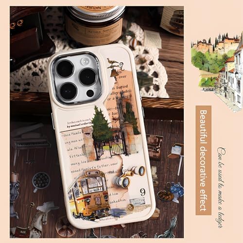 563 Pcs/36 Sheets Stickers for Scrapbooking,Sticker for Journaling Scrapbooking Stickers for Scrapbooking Art Journal Bullet Journal Accessories