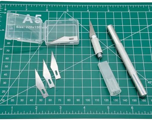 Yayatty Polymer Clay Tools, Acrylic Clay Roller, Acrylic Sheet, Rotary Cutting Mat, Round Polymer Clay Cutters with Clay Slicer Blade for Pottery and Sculpture (32 PCS)