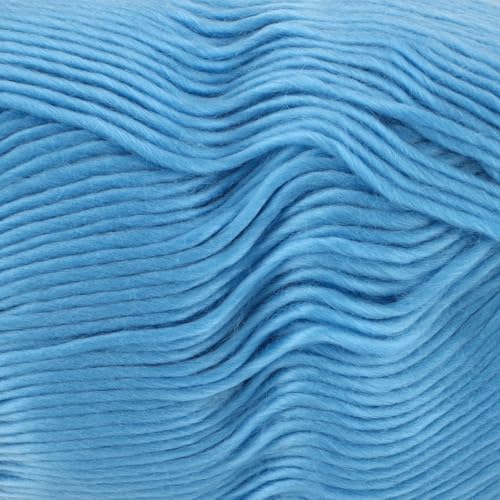 Loops & Threads Facets Yarn - Yarn for Knitting, Crochet, Weaving, and Arts & Crafts - Blue, Acrylic, 3.5 oz