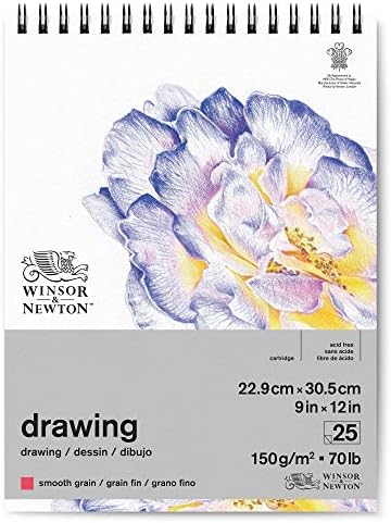 Winsor & Newton Classic Drawing Paper Pad, 9" x 12", 25 Sheets, 150gsm