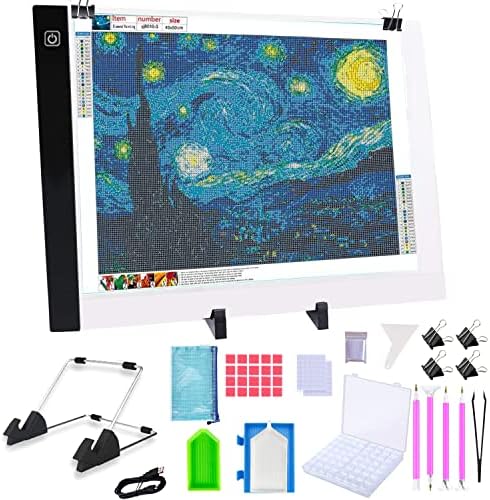 LIRUNQIU A3 Diamond Painting LED Light Pad Kit