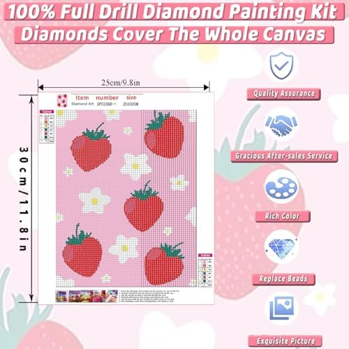 6 Pack Pink Diamond Art Kits for Adults Diamond Painting Kit for Beginner