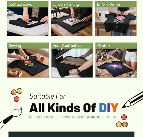 Joyclub 5 Pack Sublimation Shirts Blanks Bulk Polyester Unisex S-2XL | Wholesale crew neck short sleeve for heat transfer and vinyl; mixed sizes simplify team, event and small-batch planning gifts