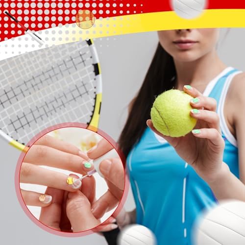 Weysat 30g Small Sports Polymer Clay Slices 0.2 Inch Tiny Clay Multiple Ball Pieces Sports Sprinkle Baseball Tennis Basketball Softball Football Soccer Confetti for DIY Craft Party Decoration for Team