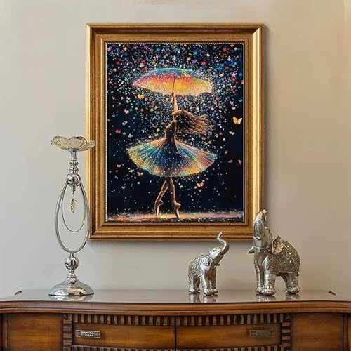 Ballet Paint by Numbers for Adults - Dancer Paint by Number on Canvas