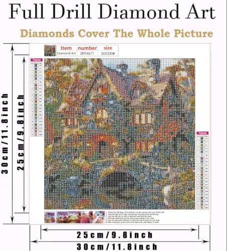 countryside Diamond Art Kits for Adult Diamond Painting Kit for Beginner