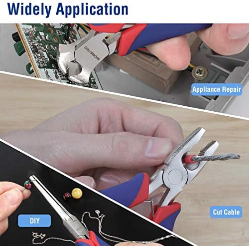 WORKPRO 6-piece Mini Pliers Set with Pouch