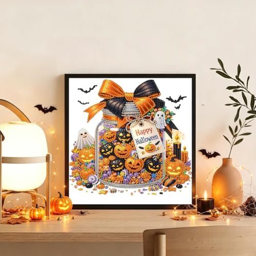 Halloween Diamond Art Kits for Adults Special Shape Diamond Painting