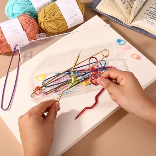 32pcs Knitting Tool Set, Multi-Color Weaving Tool Accessories
