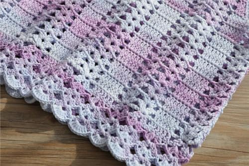 Fine Knitted and Crocheted Cotton Yarn, 100% Long Staple Cotton Yarn Multicolour Gradient Yarn, Infant Sports, 2 Packages 100 g/3.52 oz (50 g/162 yds per Strand) - sc10