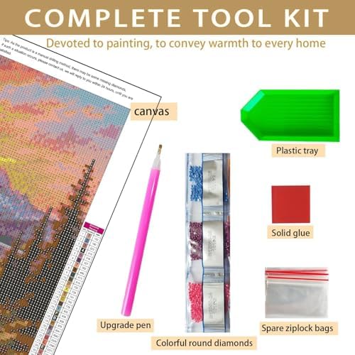 Tennis Diamond Art Kits for Adults, Retro Style Diamond Painting Kit Adults for Beginners, Round 5D DIY Dimond art,Full Drill Painting Kit Art and Crafts for Adults Home Wall Decor【15.7x11.8inch】