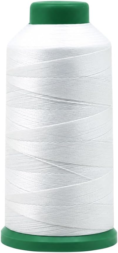 Mandala Crafts SZ 69 210D T70 White Olive Green Bonded Nylon Thread 6000YDs