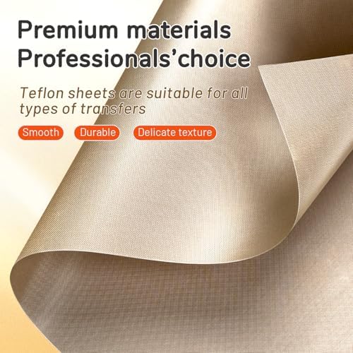TransOurDream PTFE Teflon Sheets, Size S 8.5 x 11", 3 Pack