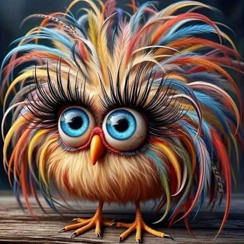 Xylogist Cute Chicken Diamond Art Kits for Adults 12x12 inch