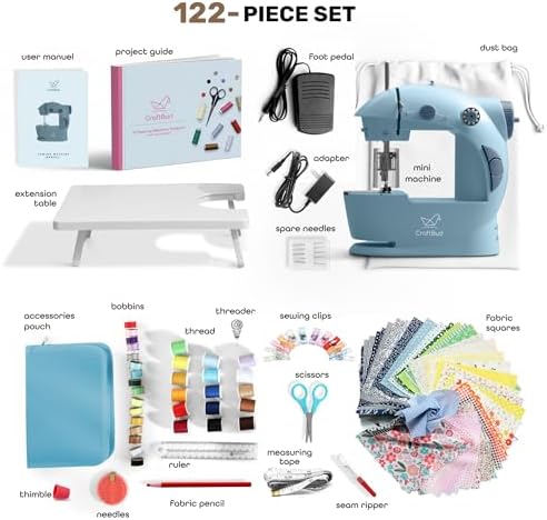 CraftBud Mini Sewing Machine for Beginners, Adults and Kids Sewing Machine