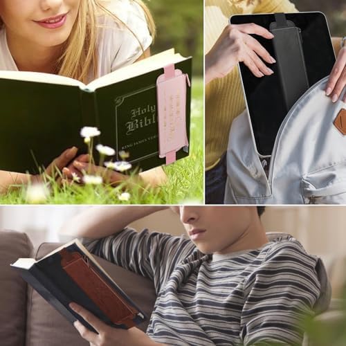 FINPAC 2-Pack Elastic Pen Holder for Notebook Leather Pen Holder