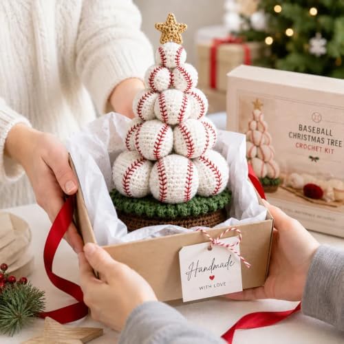 Crochet Kit Sports Ball Christmas Tree (Soccer)