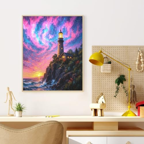 Dawnsphere Aurora Paint by Numbers Kit for Adults Without Frame 16x20 in