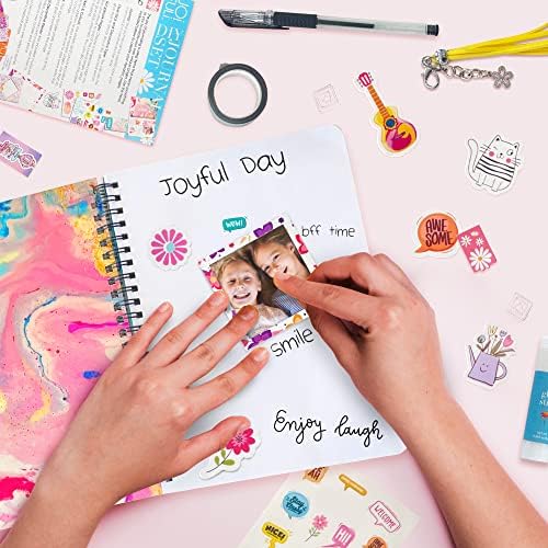 JOiFULi DIY Journal Set for Girls Gifts Ages 8 9 10 11 12 13 Years Old and Up (Pack of 2)