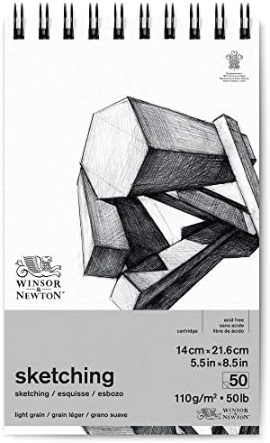 Winsor & Newton Classic Sketching Paper Pad, 5.5" x 8.5", 50 Sheets, 110gsm