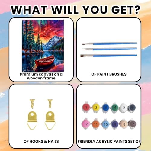Artykapby Paint by Numbers kit for Adults Landscape16x20 inch