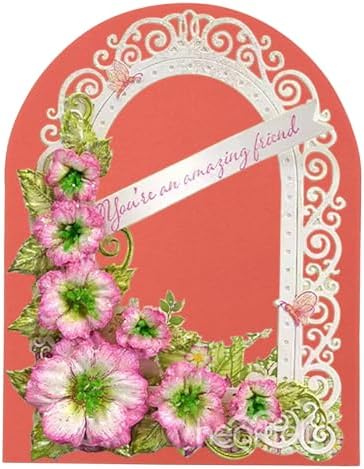 SENHAI Arch Metal Die Cuts & Oval Border Die Cuts for Card Making, Cutting Dies Stencil Metal Embossing Paper Dies for Card Making Supplies Album DIY Scrapbooking