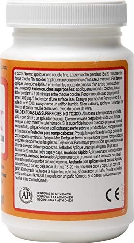 Mod Podge PLCS11272 Water base Sealer, Glue, Satin Finish, 8 oz., Clear