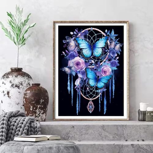 Diamond Art Kits for Adults,Butterfly Diamond Art Painting Kits for Adults
