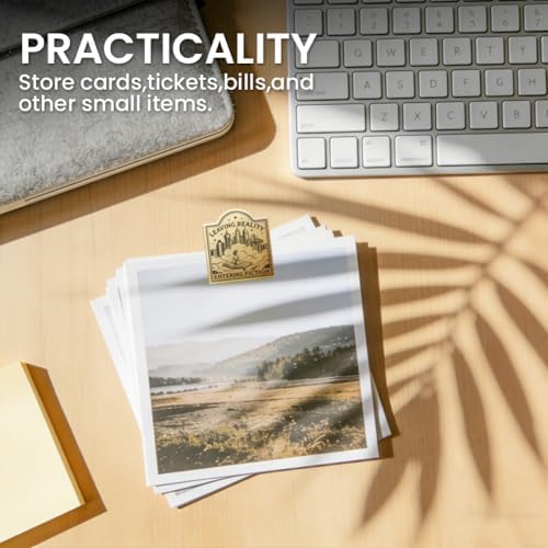 ANATTASOUL Leave Reality & Enter the Novel Travel Journal Clip for DIY Use
