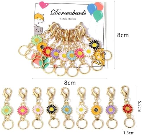 DoreenBeads Stitch Markers for Crocheting and Knitting