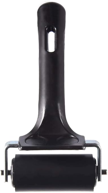 2Pcs Rubber Brayer Roller for Printmaking, Great for Gluing Application Also. (4inch+2.2 inch)