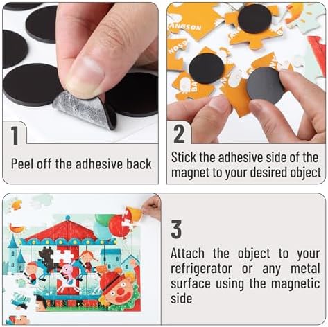 Mr. Pen- Self Adhesive Magnet Dots, 320 pcs, Flexible and Extra Thin