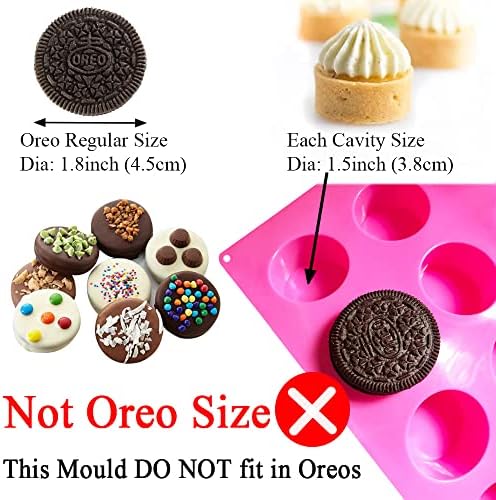 BAKER DEPOT 15 Holes Cylinder Silicone Mold For Handmade soap Chocolate jelly Pudding DIY Resin Mould Hole Dia: 1.5 inch Vol: 20ml Set of 2